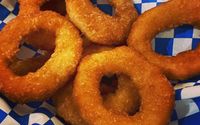 Golden Onion Rings by Two Chicks on Wheels