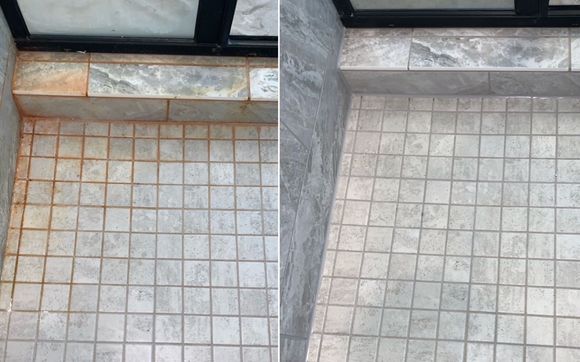 Clean and seal grout and tile surfaces by The Grout Medic of Rochester Hills