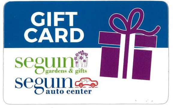 Gift Cards by Seguin Gardens & Gifts