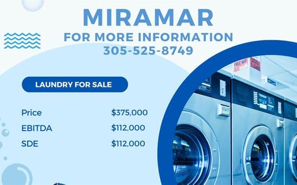 Coin Laundry in Hialeah For Sale by Carlos Cardenas in Pembroke