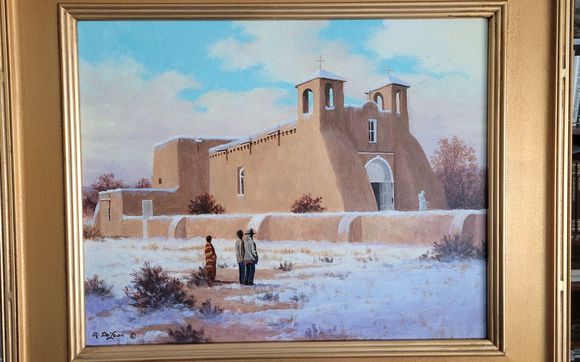 Visiting The Old Mission by Robert DeLeon Fine Art in Lewisville, TX ...