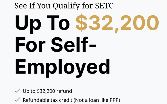 SETC Credit (Self Employed Tax Credit for Covid Relief)  by Wealth Concierge Group
