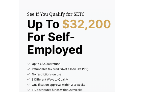 Claim Your SETC Credit Now - Self Employment Tax Credit by Wealth Concierge Group