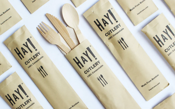 HAY! Cutlery by HAY! Straws