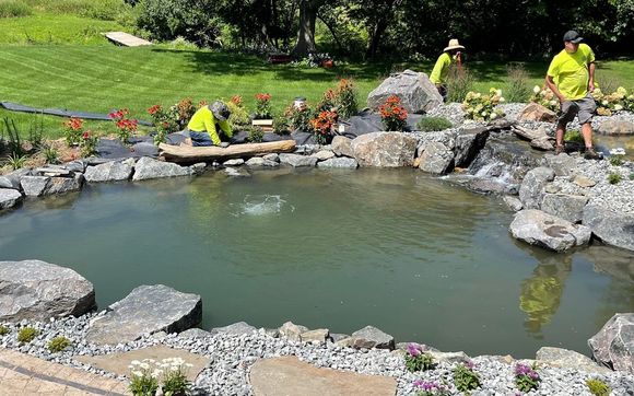 Pond Installation & Maintenance by Green Acres Lawn Care & Landscaping