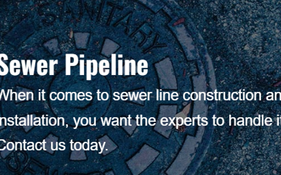 Sewer Pipeline by MAEGA Energy Services