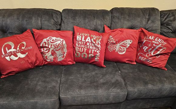 Customize pillows  by Byrd’s Creations LLC