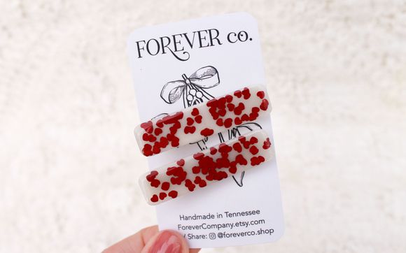 Resin Hair Clips by Forever Company