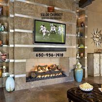 SimpliFire Electric Fireplace Installs. by Valor Chimney & Fireplace Services