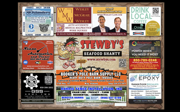 Stewby's Trayliners by The Table/Menu Ad Co. LLC  (Beach Box Ad Trucks)
