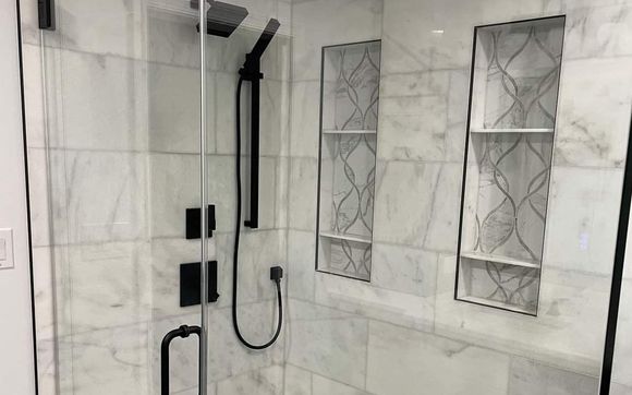 Custom built shower & tile design by Kitchen & Bath Remodeling in ...