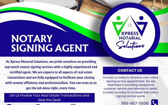 Notary Signing Agent by Xpress Notarial Solutions in Mcallen, TX ...