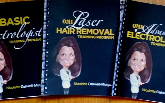 Online Laser Hair Removal Training. Electrolysis Basic and Advanced Online Training, 5 Ebooks on Amazon "Nicolette's Notebook by OMI MEDICAL INC.