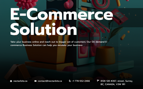 E-commerce website and Mobile App  by Nectarbits Solutions - Software Development Company in Canada
