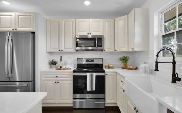 Pearl White Shaker  by L&C CABINETRY