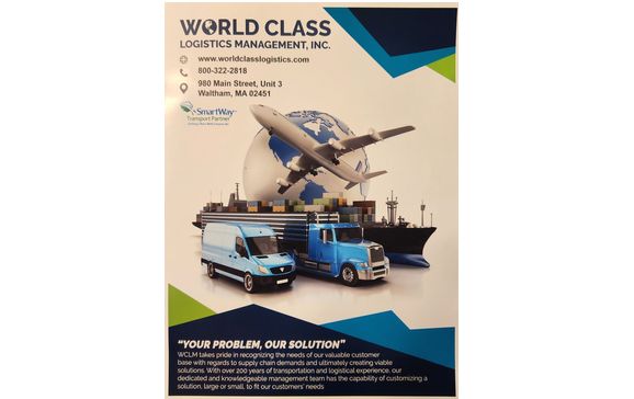 GET IT THERE ON-TIME, LOOKING GREAT, AND WITHIN BUDGET! by World Class Logistics Management