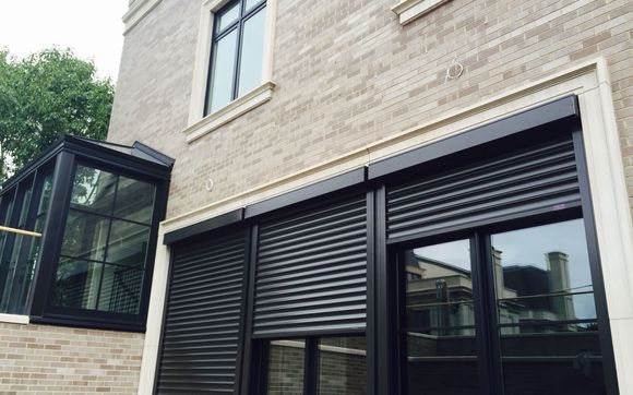 Residential Patio Rolling shutters by InterNational Shutter System Inc ...