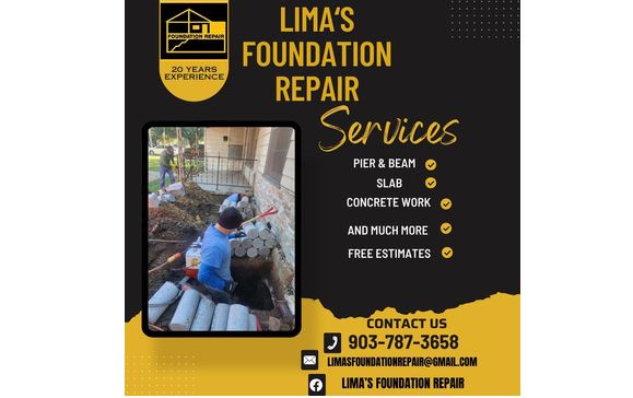 Schedule your free estimate today by Limas Foundation Repair