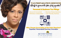 Are you ready for hassle-free tax preparation that's as easy as the click of a button?  by Accounting of the Palm Beaches