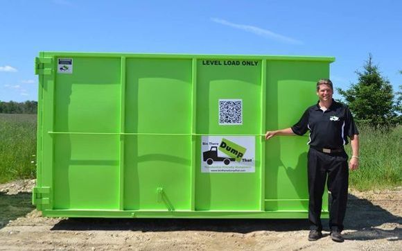 20 Yard Residential Friendly Dumpster. by Bin There Dump That Columbus GA