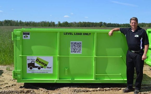 10 Yard Residential Friendly Dumpster. by Bin There Dump That Columbus GA