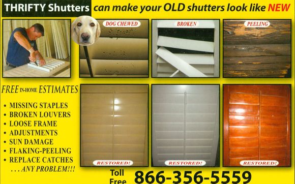 Shutter Repair by Thrifty Shutters