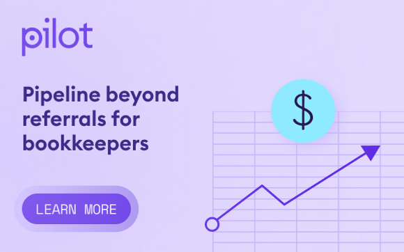 Grow your bookkeeping business beyond referrals. Partner with Pilot for pre-qualified leads. by Pilot