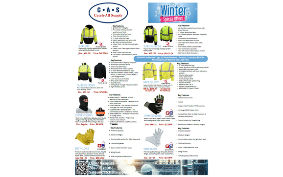 Winter Flyer Sale by Catch-All Supply, LLC