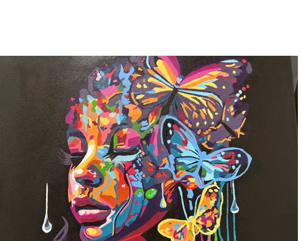 Black Butterfly  by Art by Atsie