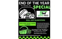 Construction Waste Removal by Sanders Waste, LLC. - Covington, TN
