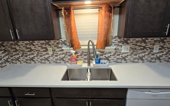 Backsplash Installation by Handyman by Blaine
