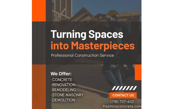 Construction Services by Pazmino Concrete & Construction LLC