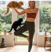 Yoga instructor and Cat Sitter by Yoga for Health