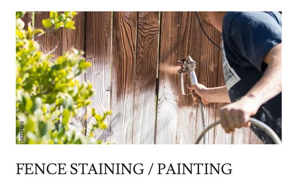 Fence Painting by 33626 PAINTERS
