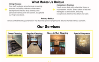 Our Services  by Lemonade Cleaning
