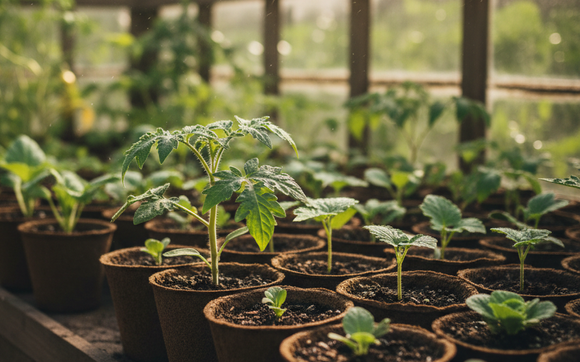 Vegetable Seedlings by Our Quirky Homestead