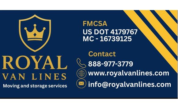 Moving services  by Royal Van Lines