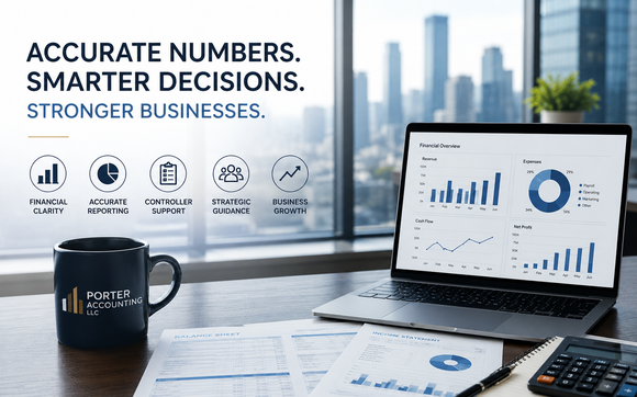 Full-Cycle Accounting & GAAP-Ready Financials by Porter Accounting LLC