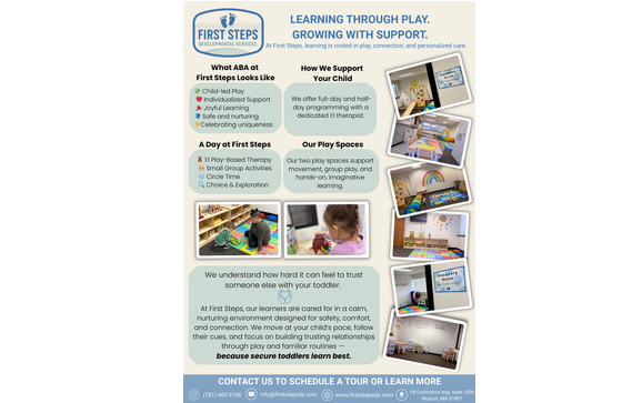 Center-Based ABA Services by First Steps Developmental Services