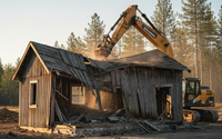 Demolition by WhisperingPines excavating