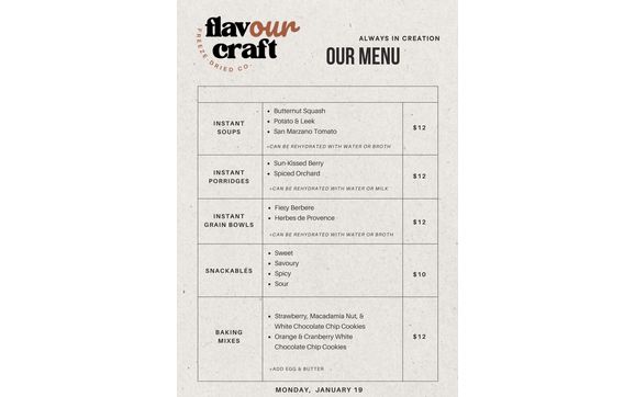 Always in Creation by Flavourcraft Freeze Dried Co.