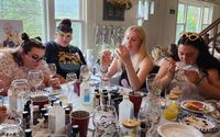 Glass Painting Class by Classy Glass by Anita Louise
