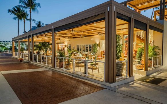 Opal Key Resort and Marina restaurant and rooftop bar structures ...