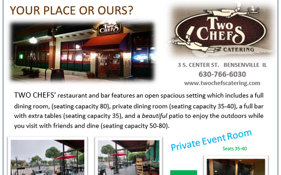CATERING / ON-SITE & OFF-SITE SERVICES by Two Chefs Cafe & Catering