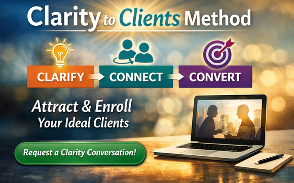 Clarity to Clients Method for Coaches by Identity & Strategic Advisor for Coaches