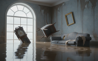Flood Damage Restoration by United Water Restoration Group of Iowa City