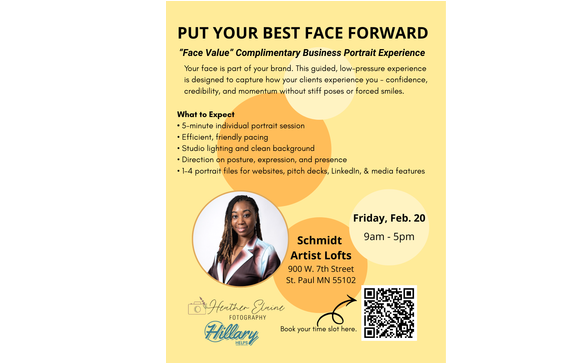 Complimentary Business Portrait Event by Hillary Helps Admin Services