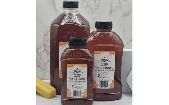 Pure Raw Honey by Honey in the Hollow Bee Farm