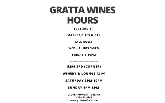 Beer and Wine Bar Services by Gratta Wines