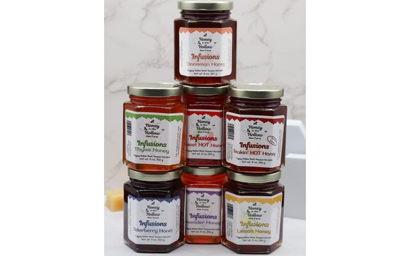 Infused Honey by Honey in the Hollow Bee Farm